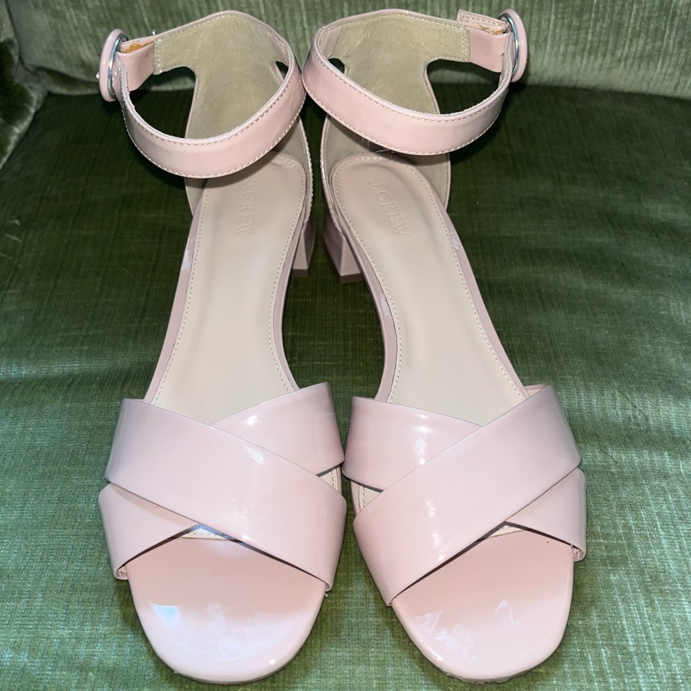 JCrew Low Block Heel
